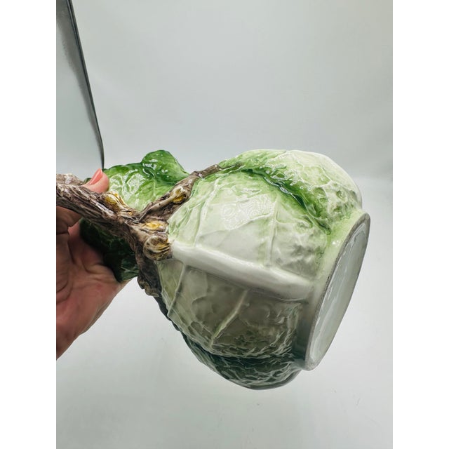 Lettuce Leaf and Faux Bois Handle Teapot For Sale In Charleston - Image 6 of 9