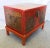 Vintage Hand Painted Chinese Red Trunk on Stand For Sale - Image 13 of 13