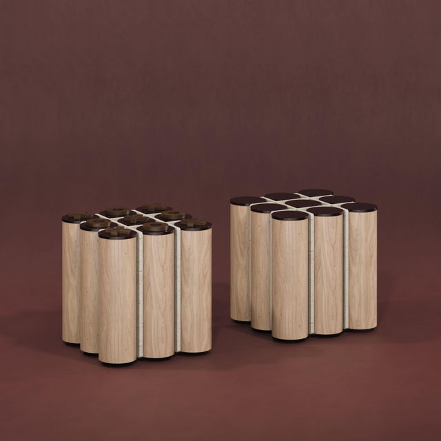 Kensington Tic-Tac-Toe Table from Wood Tailors Club For Sale - Image 9 of 16