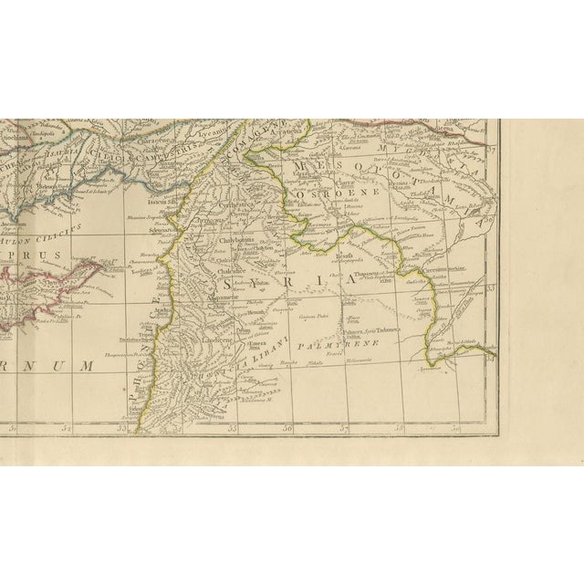 Early 19th Century Antique Map of Asia Minor with Levant Anatolia, Syria and Cyprus, 1818 For Sale - Image 5 of 10