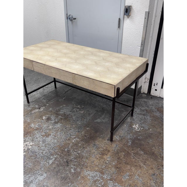 Lillian August for Hickory White Simone Shagreen Desk For Sale - Image 10 of 12