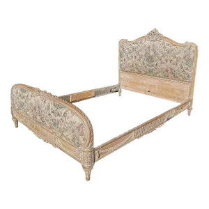 French 19c L. XVI Style Bed, Queen Size