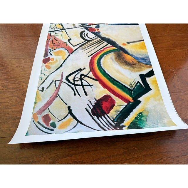 Wassily Kandinsky Authentic Original Vtg. 1991 Tate Gallery Exhibition Poster of Masterpiece "Cossacks" (1910–1911) For Sale - Image 13 of 13