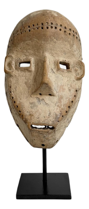 Antique Kumu Mask on Stand