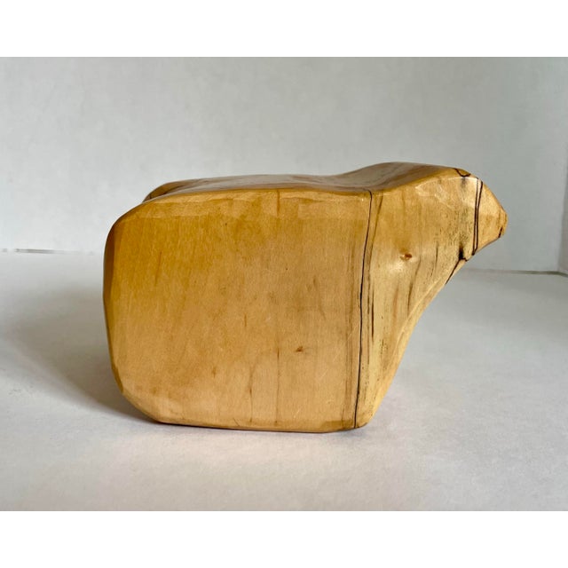 1970s Handcrafted Spalted Wood Sculptural Box With Drawer For Sale - Image 11 of 12