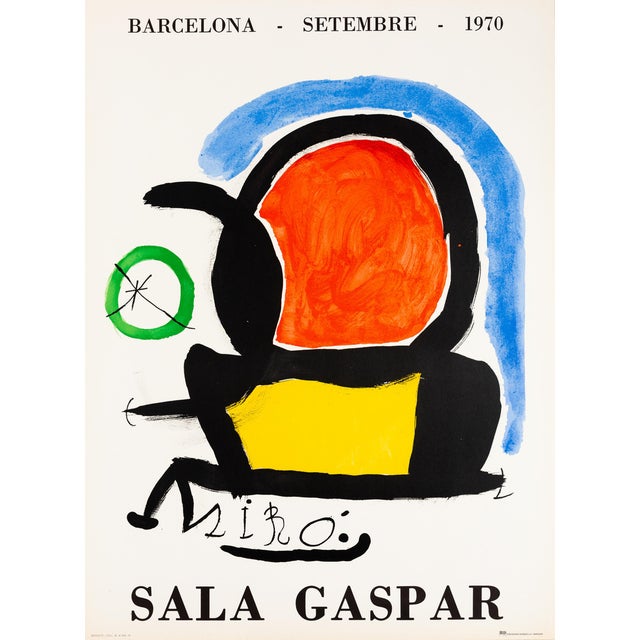 Joan Miro, Tarragona Carpet, Original Signed Lithograph For Sale
