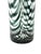 1970s Hand-Blown Studio Glass Cylindrical Vase with Dark Green Spring Comb Design, 1970s For Sale - Image 5 of 15