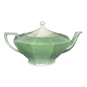 Czechoslovakia Lusterware Art Deco Teapot