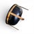 Late 20th Century Ebonized Wood and Brass Neoclassical Style Bowl For Sale - Image 9 of 9