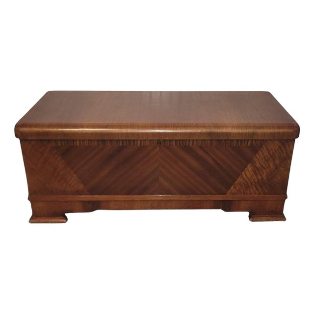 20th Century Cedar Wood Trunk /Blanket Chest For Sale