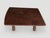 Andrianna Shamaris Impressive Teak Wood minimalist Hand Carved Coffee Table For Sale - Image 4 of 18