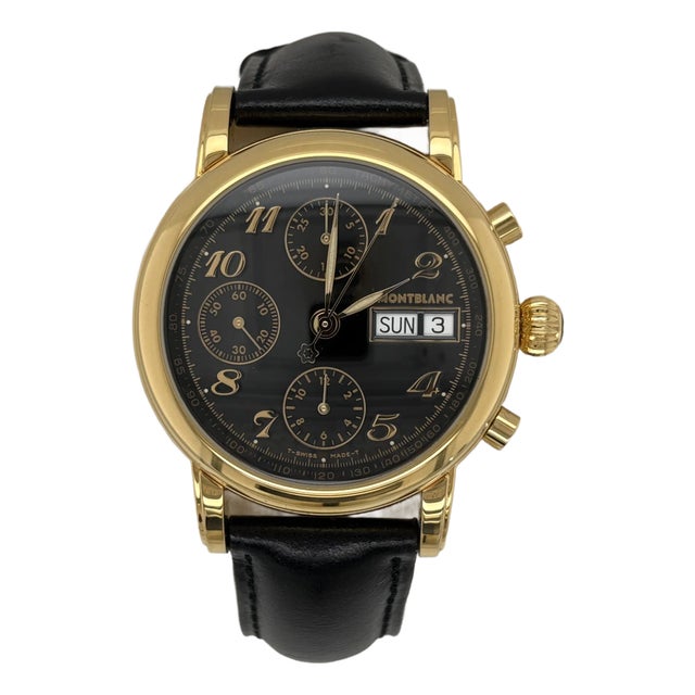 Montblanc Meisterstuck Chronograph Watch, Ref.7001 For Sale