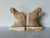 Gorgeous beige colored marble horse head bookends a pair . Starting with a simple clean lined base with a rounded front....