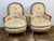 Design Plus Gallery presents a Pair of Bergere Chair with Delmar Upholstery from the 18th Century. The chair have a French...