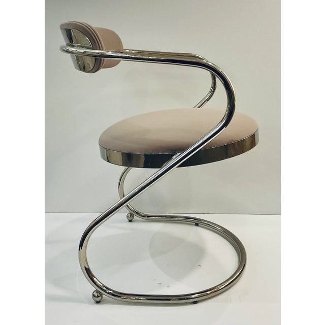 Caracole Modern Taupe Velvet Retrospective Dining Chairs Set of 4 For Sale In Atlanta - Image 6 of 8