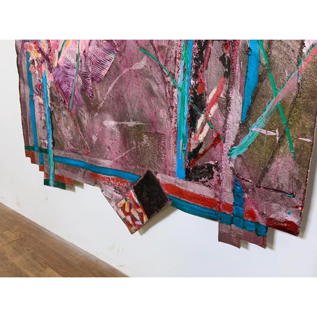 1980s D. 1982 Terence La Noue Large Post Modern Painting Titled "Havasu Iv" For Sale - Image 5 of 13