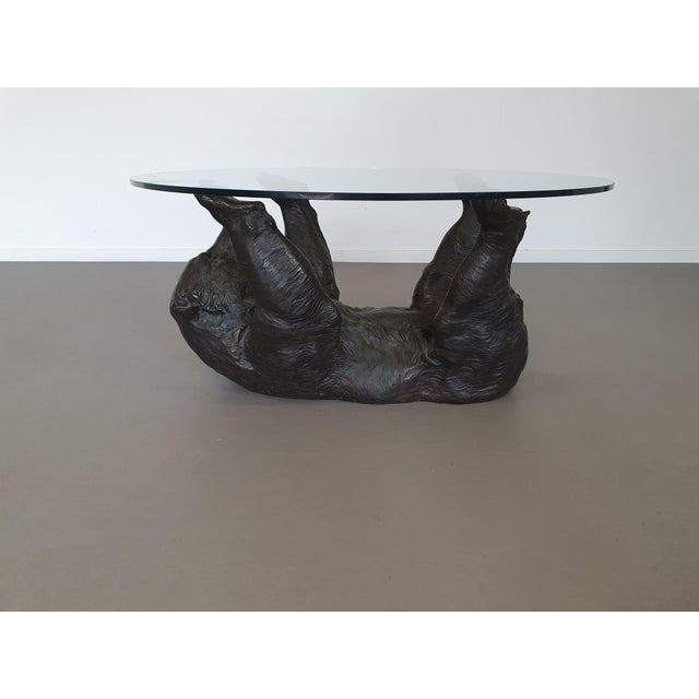 Bear Coffee Table in Bronze For Sale - Image 11 of 18