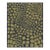 6x8 Green Flat Weave Wool Organic Tessellation Geometric Modern Carpet Rug For Sale