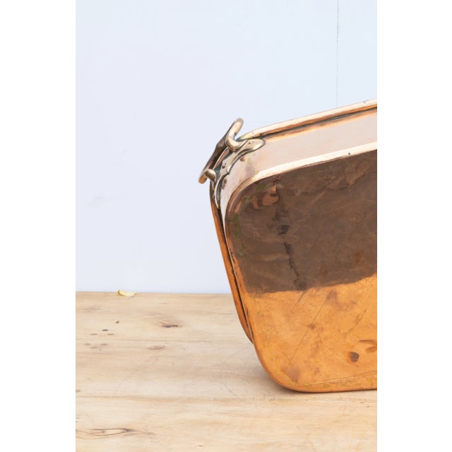 Mid 19th Century Antique French Copper Turbotiere Pan For Sale - Image 5 of 5
