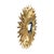 Vintage Gold-Leaf Gilt Sunburst Convex Mirror, 1960s For Sale - Image 10 of 18