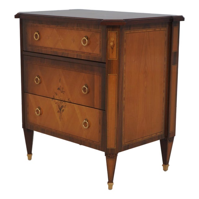 Colombo Mobili 3 Drawer Italian Nightstand Chest For Sale