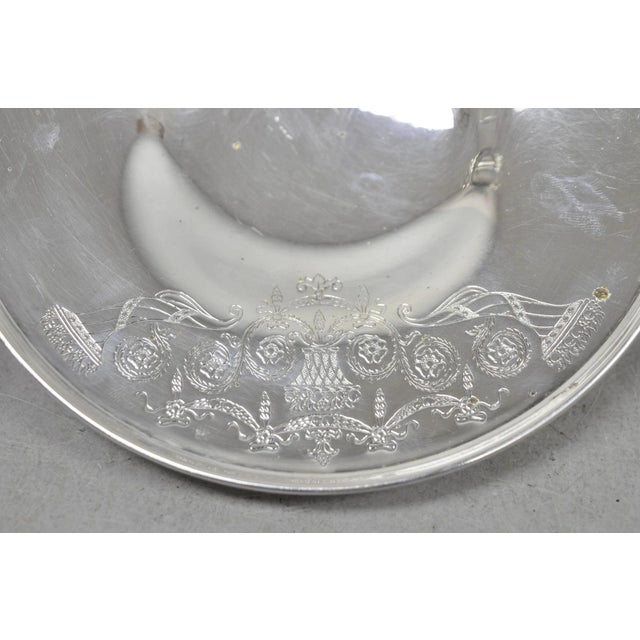 Early 20th Century Victorian Middletown Silverware Silver Plated Pedestal Candy Dish Compote For Sale In Philadelphia - Image 6 of 16