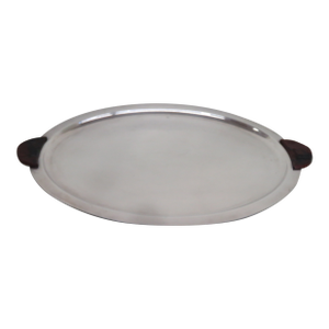 Argente Gelb France Oval Serving Tray With Bakelite Handles 4361b