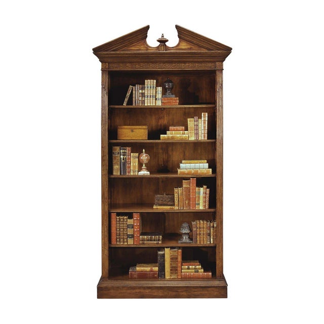 The Walnut Bookcase stands out with its classic proportions, symmetry, and elegant architectural details. Made from richly...