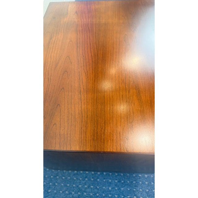 1960s Pair of Danish Modern Dyrlund Rosewood Floating Nightstands or Bedside Cabinets For Sale - Image 12 of 12