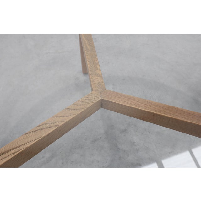 Modern Table in Cedar Wood and Glass, Italy, Late 20th Century For Sale - Image 10 of 12