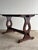 Brown Late 19th Century Antique Oak Trestle Dining Table For Sale - Image 8 of 12