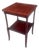 Vintage Mahogany Two-Tier Side Table With Gallery Top For Sale
