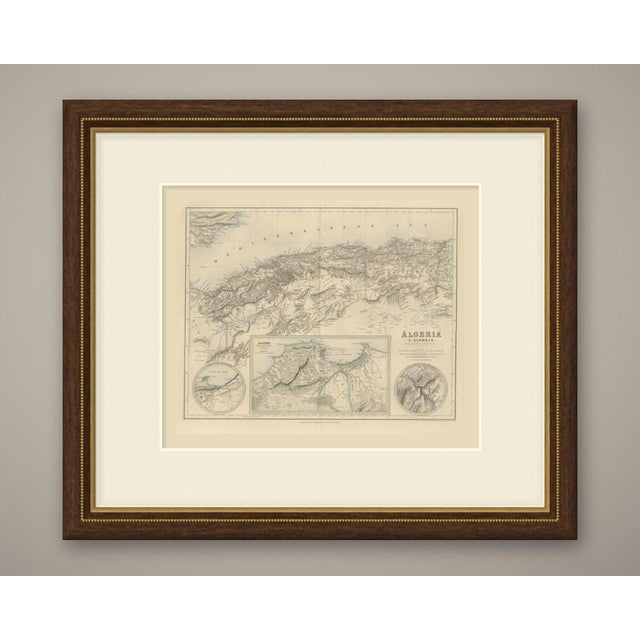 This is an original antique engraved map, colored by hand, from fullarton's companion atlas to the gazetteer of the world....