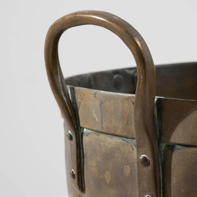 Bronze Antique Belgian French Cooking Pot For Sale - Image 8 of 9