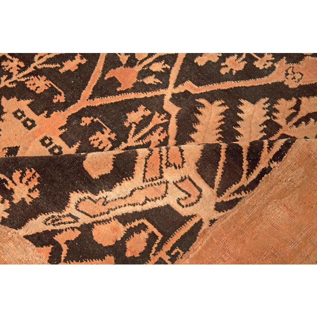 Exquisite 1880s Oversized Antique Indian Agra Rug For Sale - Image 4 of 4