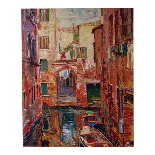 Marco Sassone Rio Secondo Serigraph 1990 Hand Signed Art For Sale