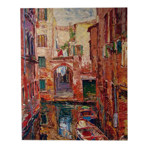 Marco Sassone Rio Secondo Serigraph 1990 Hand Signed Art