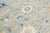 Modern Oushak Style Hand-Knotted Wool Rug - Slate Blue & Cream Floral For Sale - Image 11 of 11