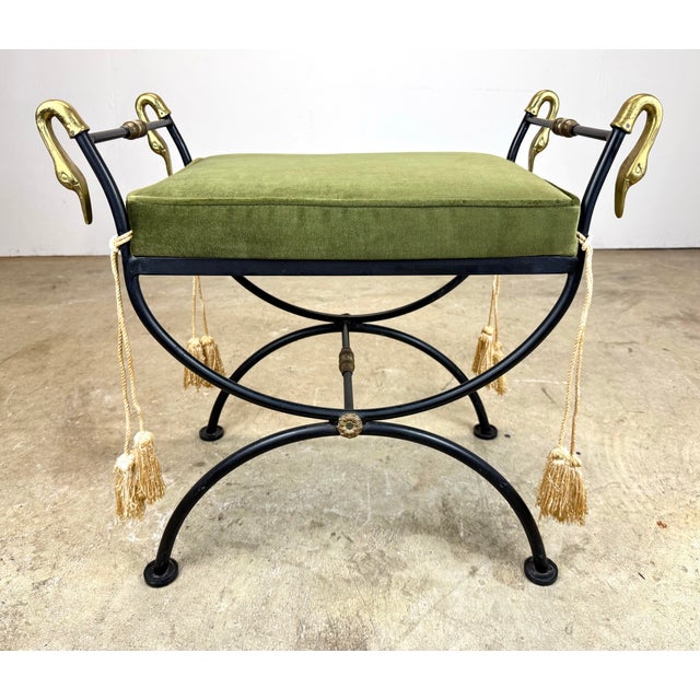 Vintage Maison Jansen Style Vanity Bench For Sale - Image 12 of 12