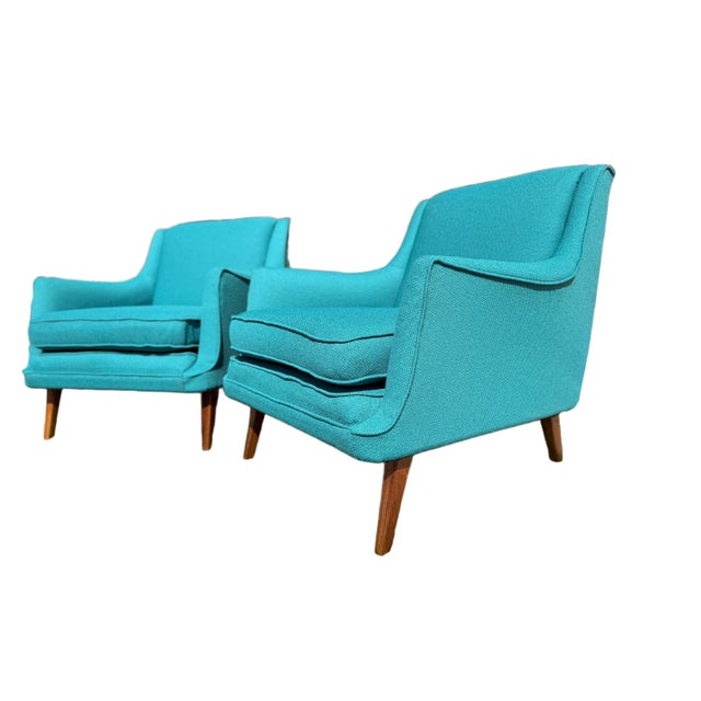 Mid-Century Modern Armchairs - Pair - Restored For Sale - Image 11 of 18