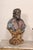 Brass Mid 20th Century Italian Pair of Decorative Male Busts For Sale - Image 8 of 9