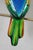 Mexican Folk Art Paper Mache Boho Hanging Toucan Parrot Bird Sculpture 13" For Sale - Image 4 of 15