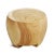 Beautiful raw two-toned solid acacia wood round drum side table / coffee table / stool. Wonderful natural wood tones and...