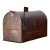 Vintage Monumental Copper Mailbox With Flag For Sale