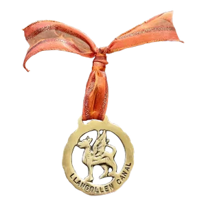 Circa 1950 Llangollen Canal Welsh Dragon Martingale Horse Brass