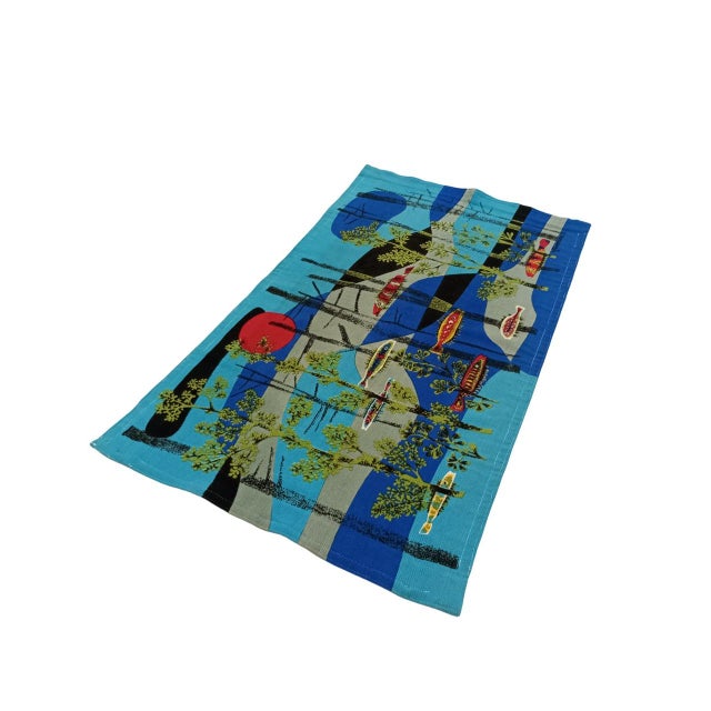 Calypso Tapestry from René Fumeron, France, 1960s For Sale - Image 14 of 17