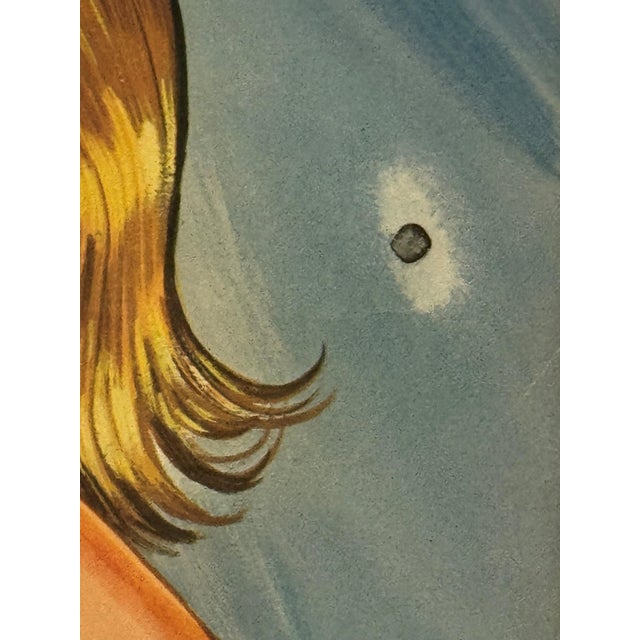 Printmaking Materials Vintage Late 1960s Eve Big-Eye Prints – Complete Matching Set of 4 For Sale - Image 7 of 7