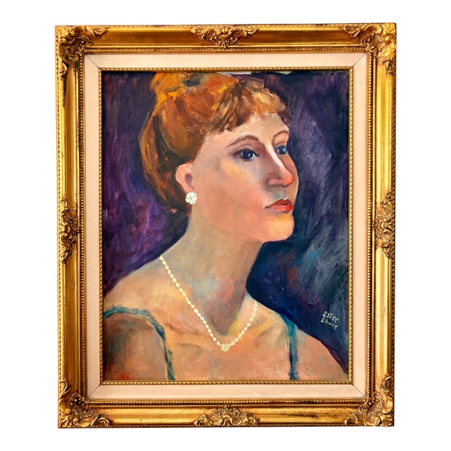 1961 Portrait of a Lady, by Estee Shore For Sale