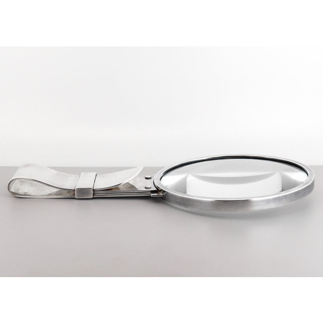 Hermès Paris Ravinet d'Enfert Deco Style Sterling Silver Buckle Magnifying Glass For Sale - Image 11 of 18