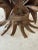 Late 20th Century Vintage Tole Pineapple Five-Light Chandelier With Gilt Metal Leaves For Sale - Image 5 of 12